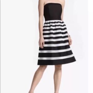 White House Black Market Strapless Striped Dress 6